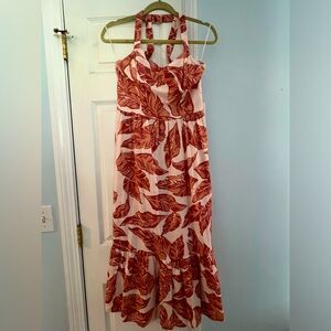 Jessica Simpson floral maxi dress with pockets size medium NWT